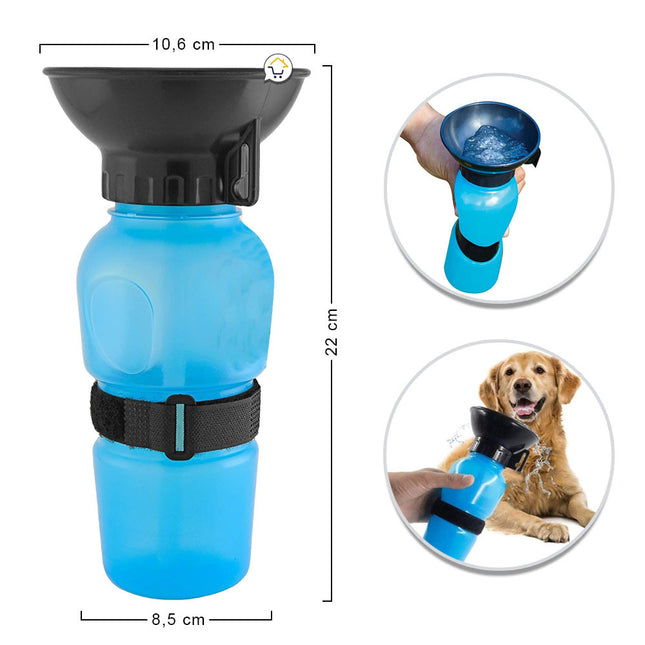 Bebedero Agua Portatil Mascotas PET0015