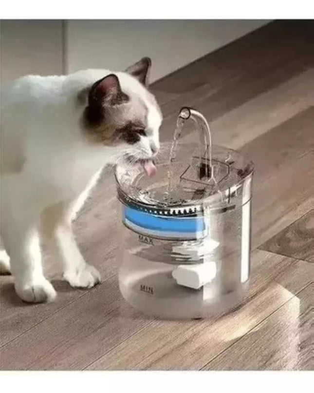 Fuente De Agua Gatos Con Sensor De Movim