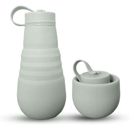 Termo Botella De Silicona Plegable 500ml