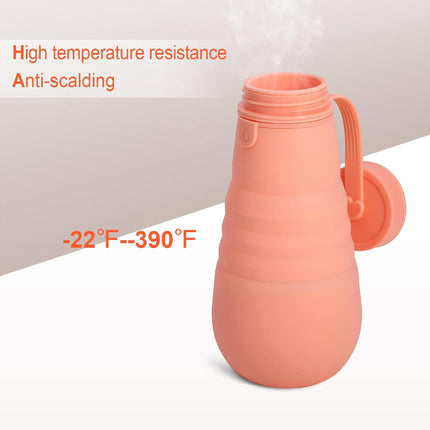 Termo Botella De Silicona Plegable 500ml